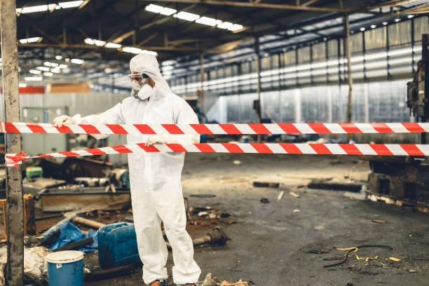 Professional Biohazard technician working in Hancock, IA